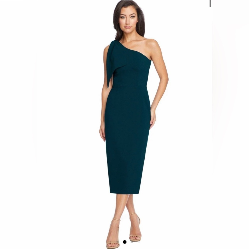 Dress The Population Tiffany Dress in Pine Green Size XS